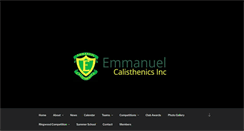 Desktop Screenshot of emmanuelcalisthenics.com.au